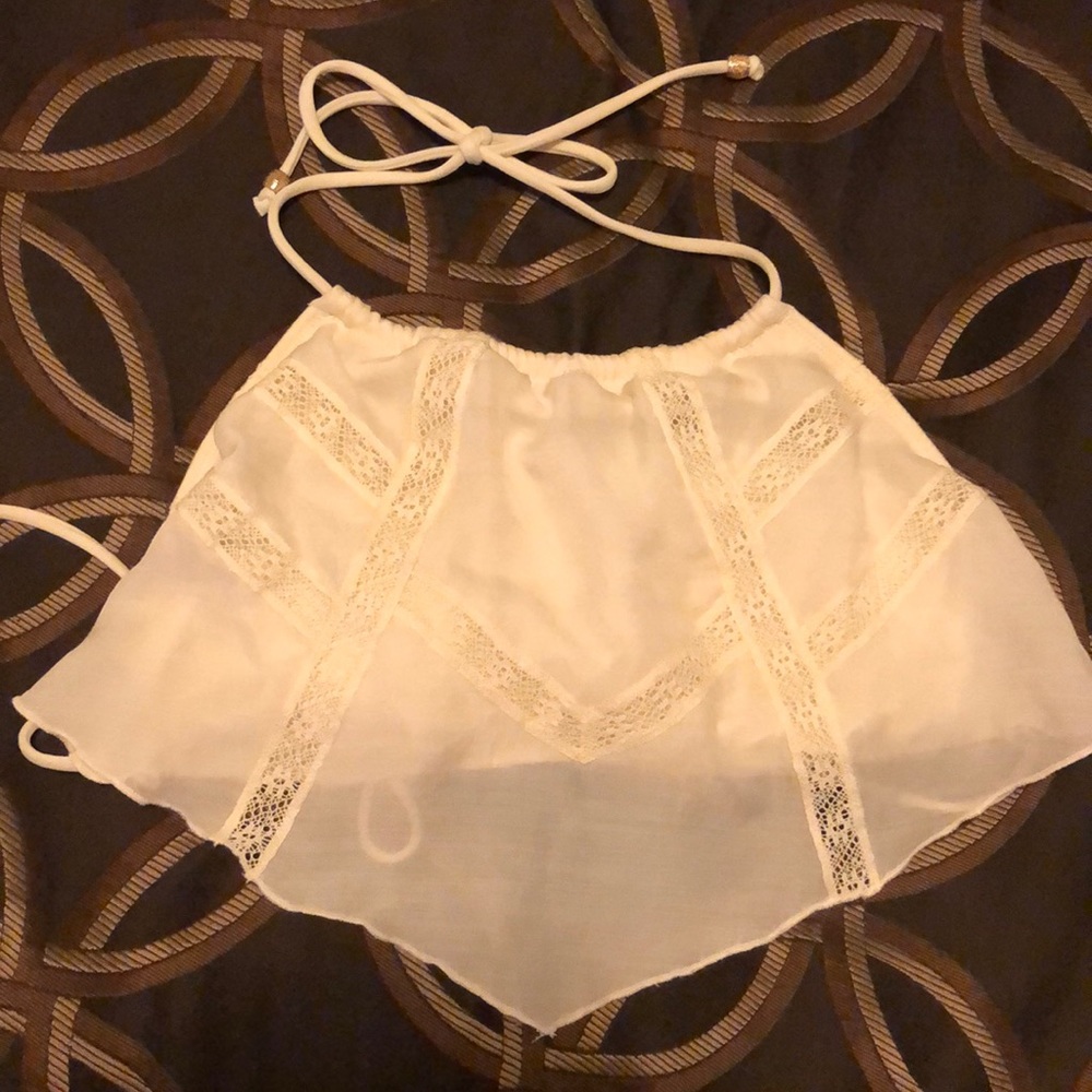 Victoria’s Secret Lace Overlay Bikini Top